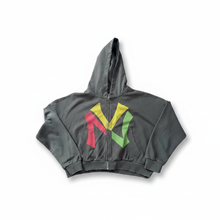 Load image into Gallery viewer, Charcoal Grey NY Hoodie - White Background
